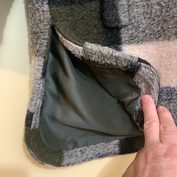 Madewell | Belrose Cassel Plaid Buffalo Check Wool Blend Lined Jacket Shacket XS - Picture 13 of 17